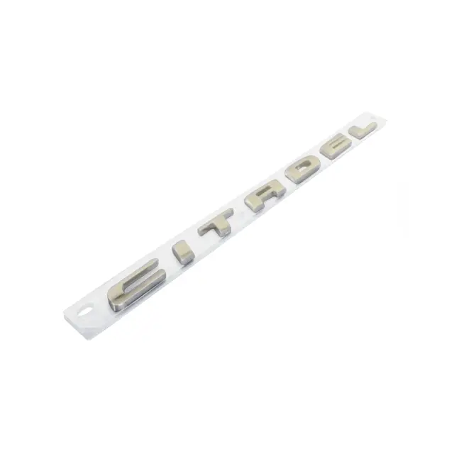 68110555AA - Exterior Ornamentation: Front Door Nameplate for Mopar Image