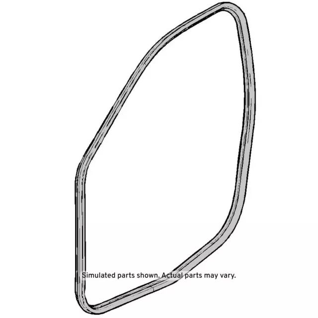 10368844 - : Light Neutral Front Passenger Side Door Weatherstrip for GM Image