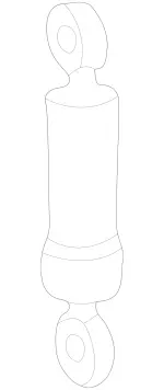 1032000114 - : Shock Absorber for Mercedes-Benz Image