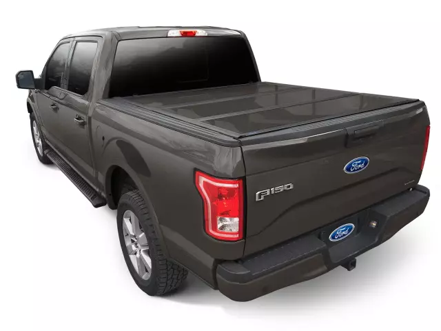 VML3Z84501A42KH - Exterior: Undercover Guard Hard Folding Tonneau Cover for Ford Image