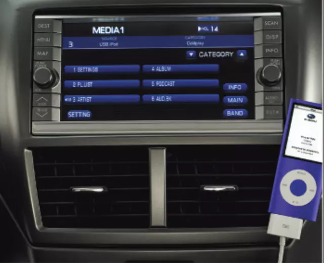 H6210FG011 - : Media Hub Auxilliary Harness for Subaru: Impreza Image