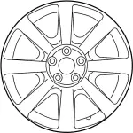 40300CG225 - : Wheel, Alloy for Infiniti Image