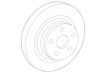 4231212 - Brakes: Brake Disc, Vented for Mercedes-Benz Image