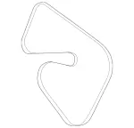 119978592 - : V-Belt for Mercedes-Benz Image