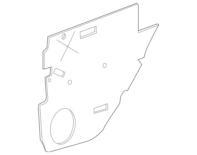 1647370100 - Rear Doors: Dampening for Mercedes-Benz: GL320, GL550 Image