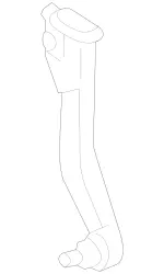 2098690017 - Windshield Washer, Emergency Equipmt: Piping for Mercedes-Benz: C55 AMG, CLK320, CLK350, CLK500, CLK55 AMG, CLK550, CLK63 AMG Image