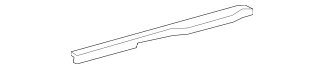 2117820224 - Body: Rail for Mercedes-Benz Image