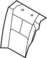 88670AC710 - : Seat Back Cover for INFINITI: G35 Image