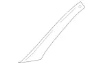 2306980389 - Covering and Lining: Trim Molding for Mercedes-Benz Image