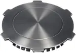 909142 - : Center Wheel Cap Brushed Aluminum for Dorman Image