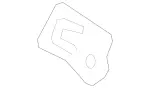 2217580001 - Trunk Lid: Bracket for Mercedes-Benz Image