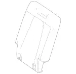 24793056009H93 - Body: Seat Back Cover for Mercedes-Benz Image