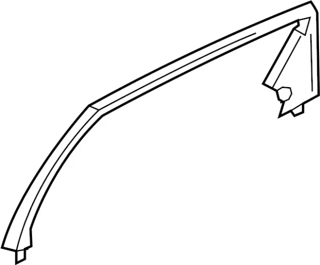 822D51CA0A - Body: Window Trim for INFINITI: FX35, FX37, FX50, QX70 Image