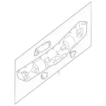 16674042008N84 - : Lower Cover for Mercedes-Benz Image