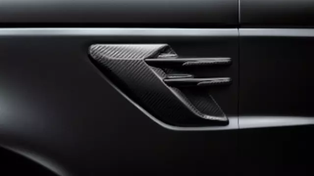 LR164941 - Accessories: Side Vent Blade - Carbon Fiber - Left Side for Land Rover: Range Rover Sport Image
