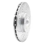63158020L - : DFC Brake Rotor - Drilled and Slotted - Silver for DYNAMIC FRICTION Image