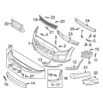 KR3Z17E811ABPTM - Body: Jack Plug Cover for Ford: Mustang Image