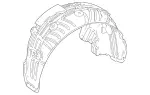 118690190065 - : Wheel Arch Cover for Mercedes-Benz Image