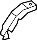 675046P100 - : Knee Bolster for INFINITI: Q45 Image