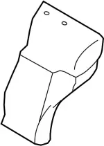 886701CB1C - Body: Seat Back Cover for Infiniti Image