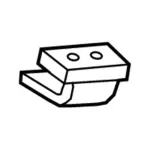 2C3Z28265A04AA - Body: Striker for Ford: F-250 Super Duty, F-350 Super Duty Image