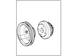 XL3Z6B321AA - Engine: Damper &amp; Pulley for Ford: E-150 Econoline, E-150 Econoline Club Wagon, E-250 Econoline, F-150 Image