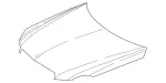 2128800157 - Detachable Parts: Hood for Mercedes-Benz Image