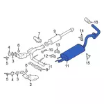 KL3Z5230A - : Muffler for Ford: F-150 Image