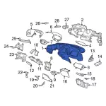 XL3Z1504320BAA - Body: Instrument Panel for Ford: Expedition, F-150, F-250 Image