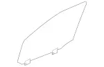 1647250000 - : Side Window Pane for Mercedes-Benz: GL320, GL550, ML320, ML350, ML450, ML500, ML550, ML63 AMG Image