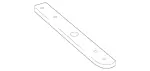 2046190425 - : Stiffener for Mercedes-Benz: C250, C300, C350, C63 AMG, E550 Image
