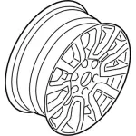 KB3Z1007B - : Wheel, Alloy for Ford: Ranger Image