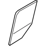 DT1Z1729710F - Body: Vent Glass for Ford: Transit Connect Image