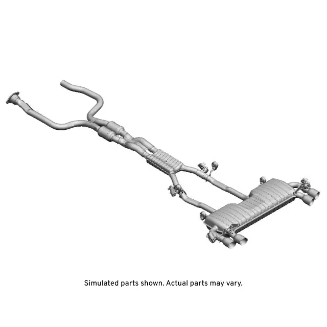 85590473 - Exhaust: Muffler &amp; Pipe for GM Image
