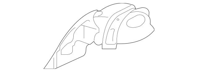 2308301903 - Heating and Ventilation: Housing for Mercedes-Benz: SL500, SL55 AMG, SL550, SL600, SL63 AMG, SL65 AMG, SLR McLaren Image image