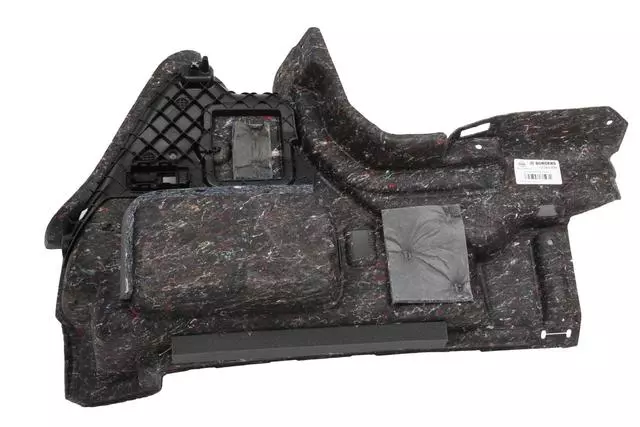 Jet Black Passenger Side Quarter Window Lower Trim Panel - GM (13381020)