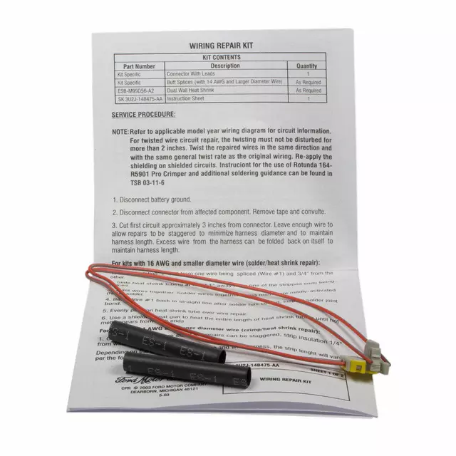 Wire Assembly - Ford (BU2Z-14S411-BFB)