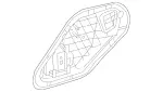 2317270187 - Front Doors: Seal for Mercedes-Benz Image