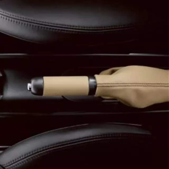 34400420101 - Interior: Handbrake Gaiter - Leather - Redwood Red for Mini Image