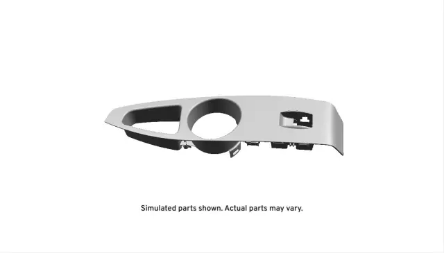 23101616 - : Shale Rear Driver Side Door Armrest Switch Bezel for Cadillac: Escalade, Escalade ESV Image