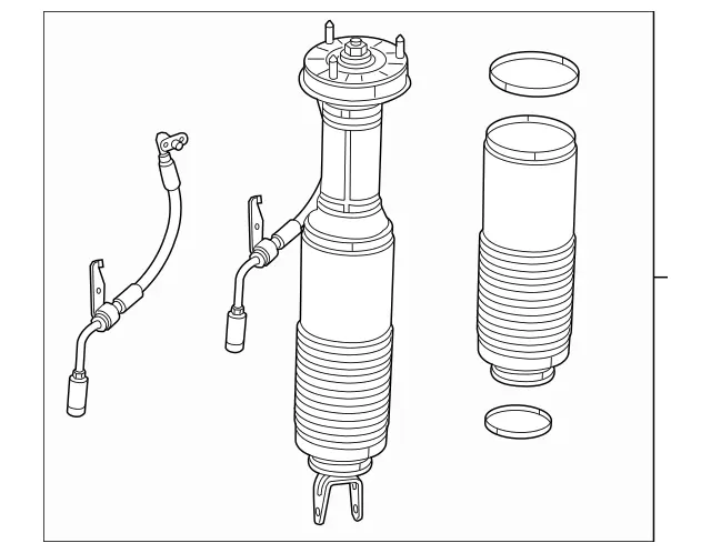 2313201213 - : Strut for Mercedes-Benz Image