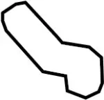 215725CA0A - Cooling System: Water Hose Bracket for Infiniti Image