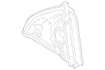 166811029864 - Driver Door: Seal, Mirror for Mercedes-Benz: GL350, GL450, GL550, GL63 AMG, GLE300d, GLE350, GLE400, GLE550e, GLE63 AMG, GLS350d, GLS450, GLS550, GLS63 AMG, ML250, ML350, ML400, ML550, ML63 AMG Image