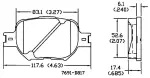 13050632 - : Disc Brake Pad Set for OmniParts Image
