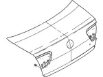 9N7Z5440110A - Body: Trunk Lid for Ford Image