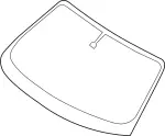72712CG000 - Body: Windshield for INFINITI: FX35, FX45 Image
