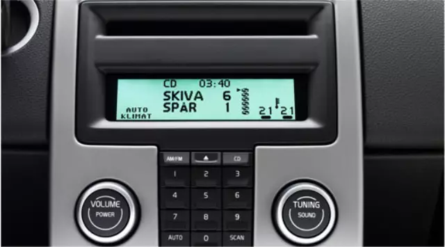 Integrated 6-CD Changer With MP3/Wma - Volvo (31316256)