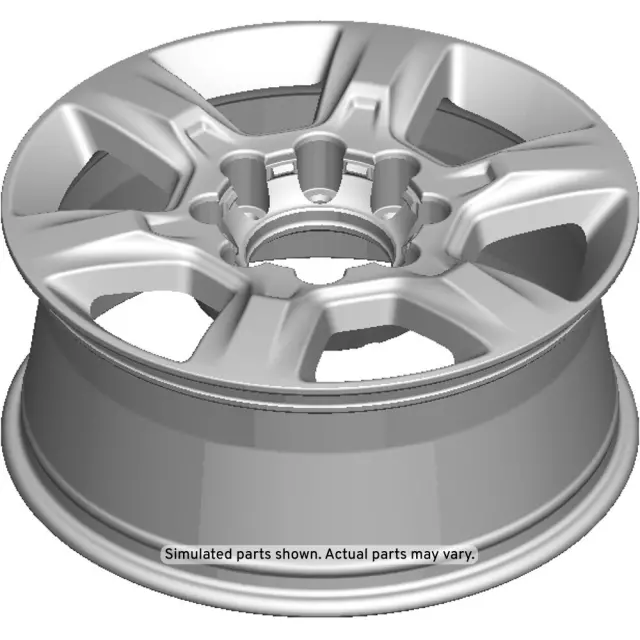 84711929 - : Part# 84711929 Wheel for Chevrolet: Silverado 2500 HD, Silverado 3500 HD | GMC: Sierra 2500 HD, Sierra 3500 HD Image