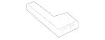 213782160064 - Sliding Sunroof: Sliding Shoe for Mercedes-Benz Image