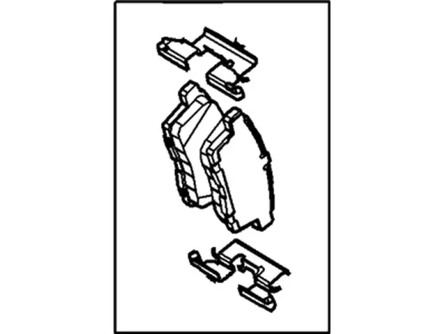 Brake Pads Rear - Ford (7U2Z-2V200-D)